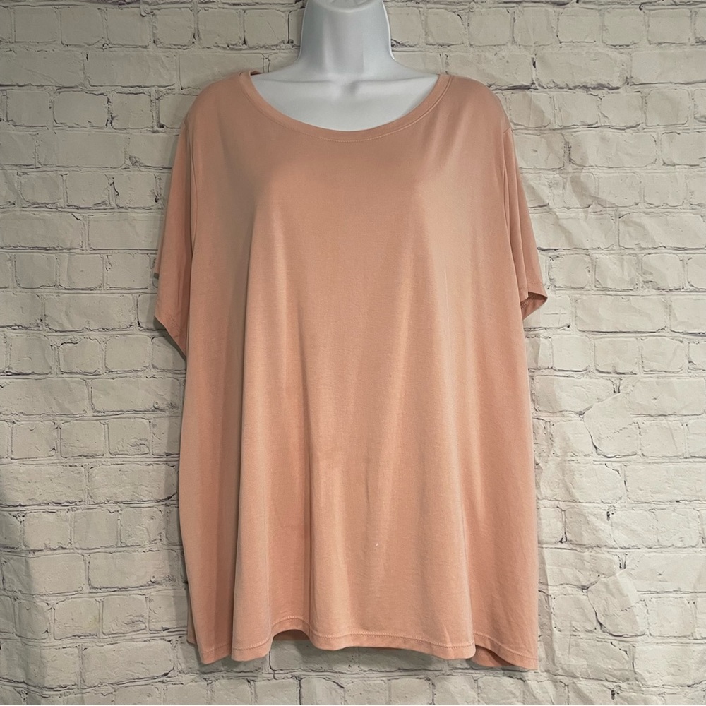 Ava & Viv Pink Blouse 2X